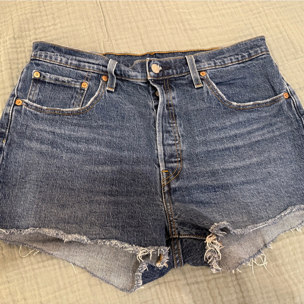 Levi's Blue Jean Shorts